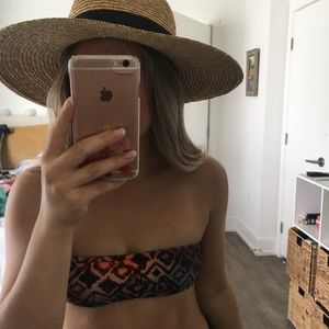 StoneFox swim tribal bikini top XS